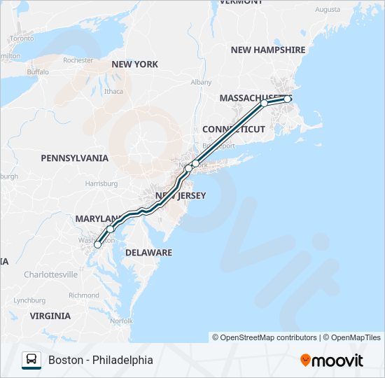 GREYHOUND US0235 Bus Line Map