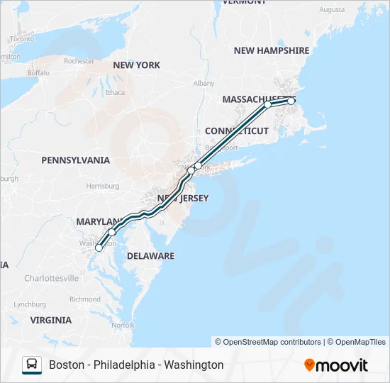 GREYHOUND US0235 Bus Line Map