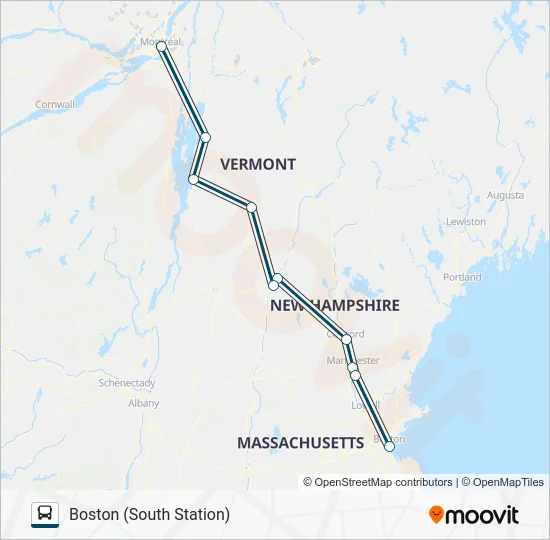 GREYHOUND US0260 Bus Line Map