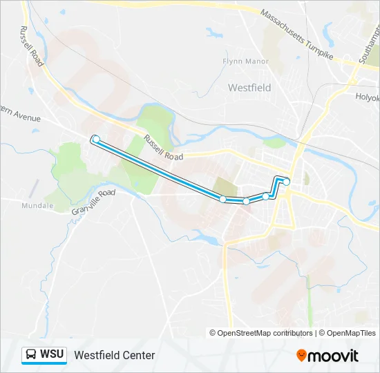 WSU Bus Line Map