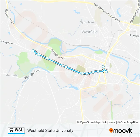 WSU Bus Line Map