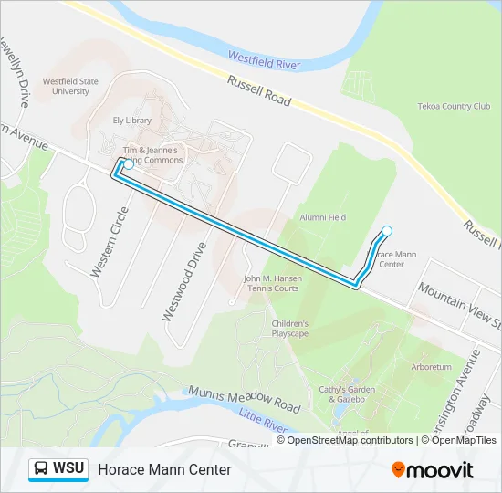 WSU Bus Line Map