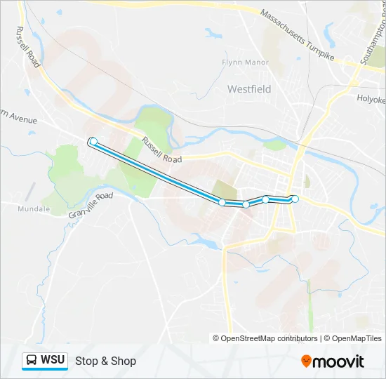 WSU Bus Line Map
