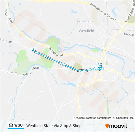 WSU Bus Line Map