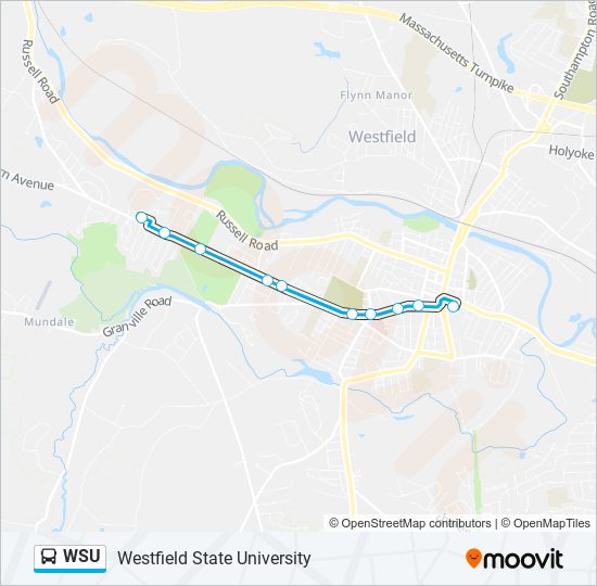 WSU bus Line Map