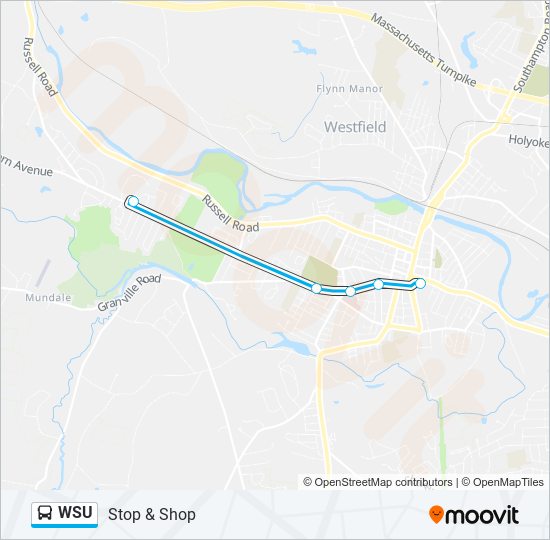 WSU bus Line Map