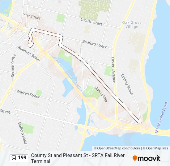 199 Bus Line Map