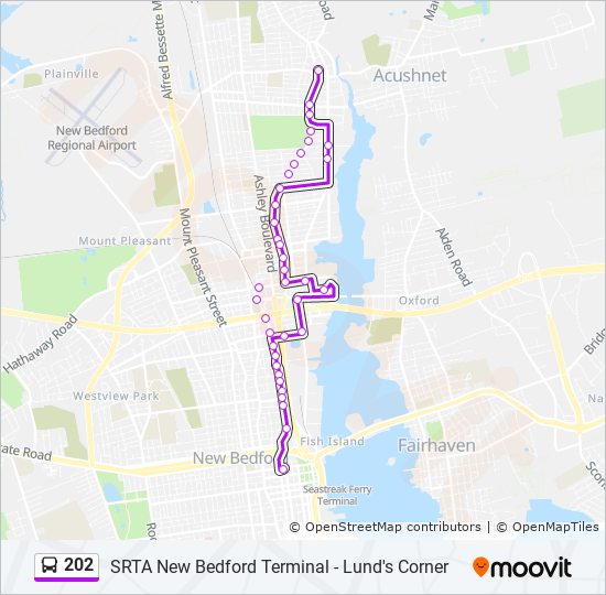 Mapa de 202 de autobús