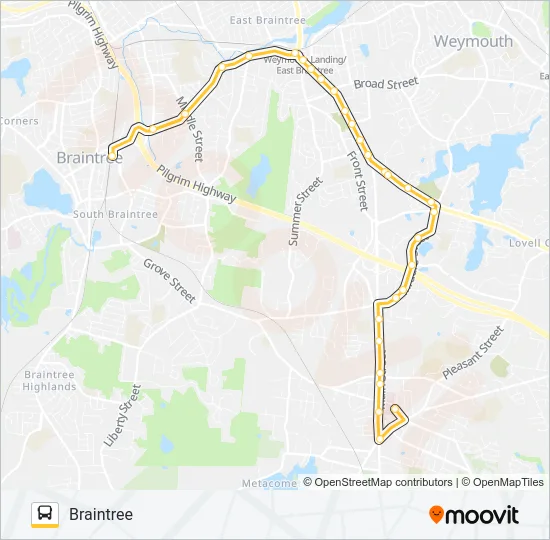 226 Bus Line Map