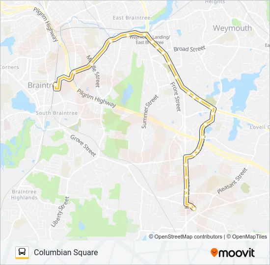 226 Bus Line Map
