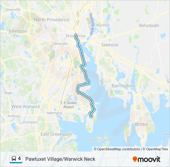 4 Bus Line Map
