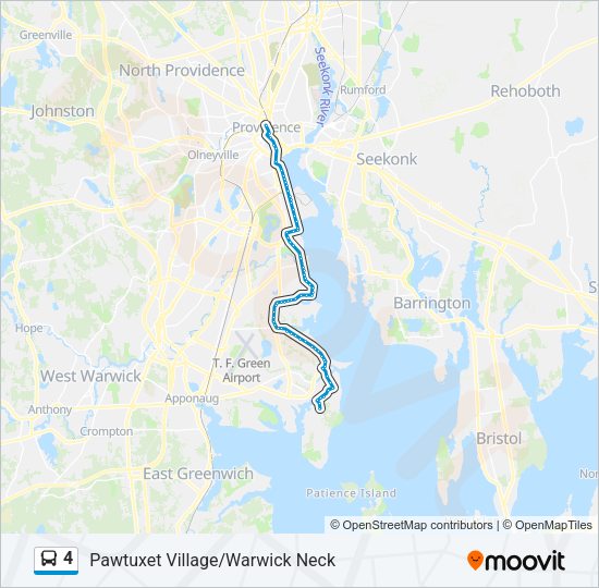 4 Bus Line Map