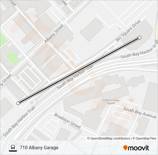 ALBANY SHUTTLE AM Bus Line Map