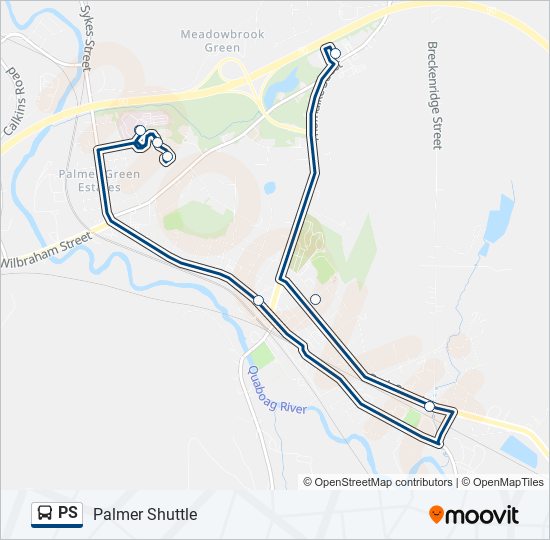 PS bus Line Map