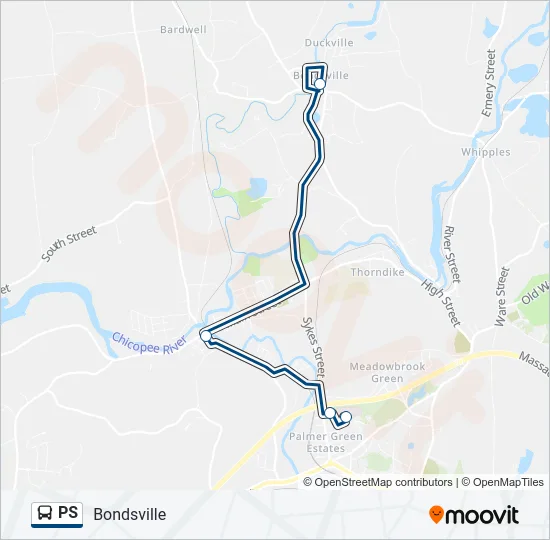 PS Bus Line Map