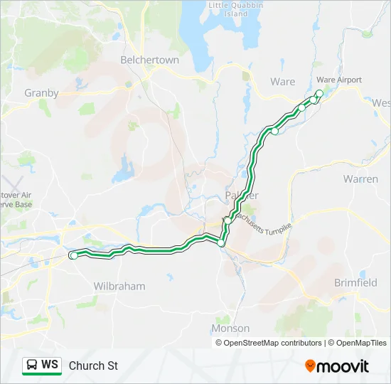 WS Bus Line Map