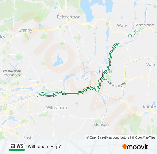 WS Bus Line Map