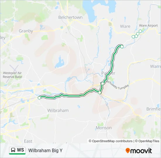 WS Bus Line Map
