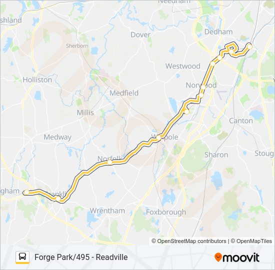 FRANKLIN LINE SHUTTLE Bus Line Map