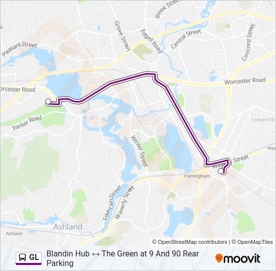 GL Bus Line Map