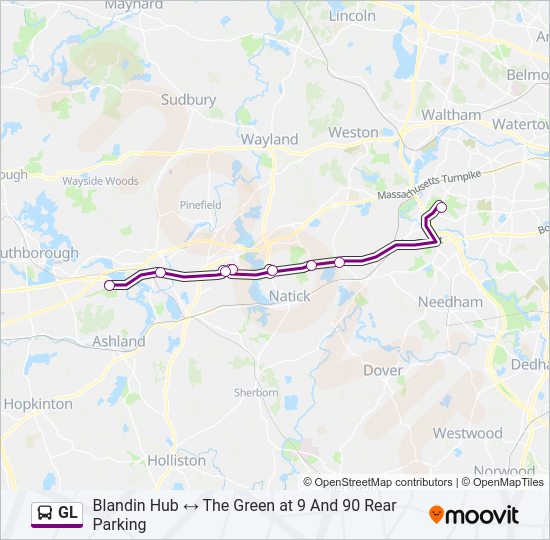 GL Bus Line Map