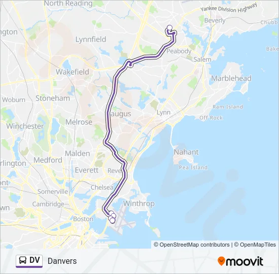 DV Bus Line Map