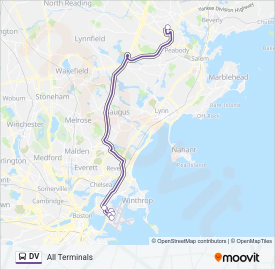 DV Bus Line Map