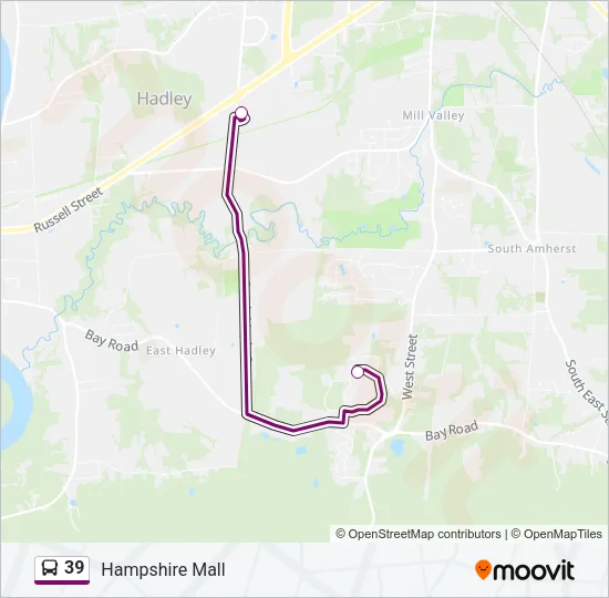 39 Bus Line Map