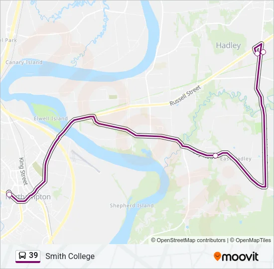 39 Bus Line Map