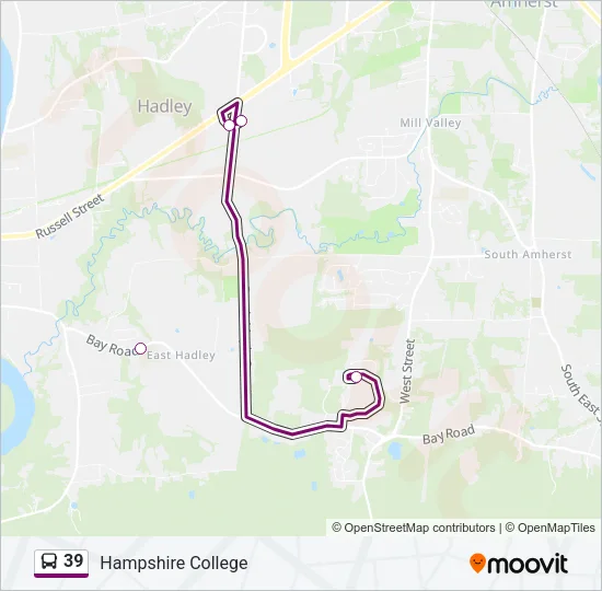 39 Bus Line Map