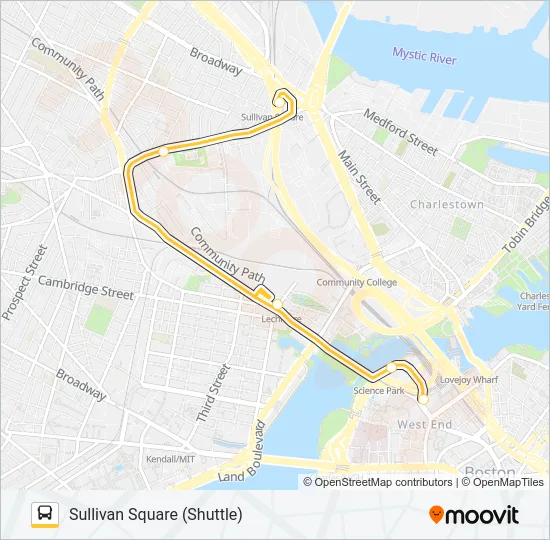 GREEN LINE SHUTTLE Bus Line Map
