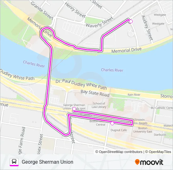 HYATT SHUTTLE Bus Line Map