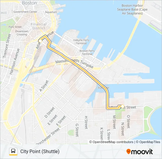PARADE SHUTTLE Bus Line Map