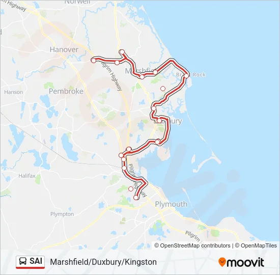 SAI Bus Line Map