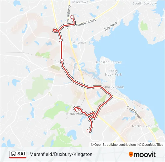 SAI Bus Line Map