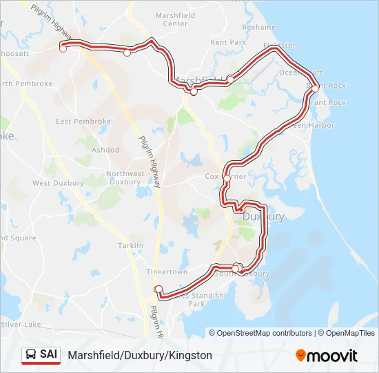 SAI Bus Line Map