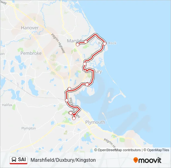 SAI Bus Line Map