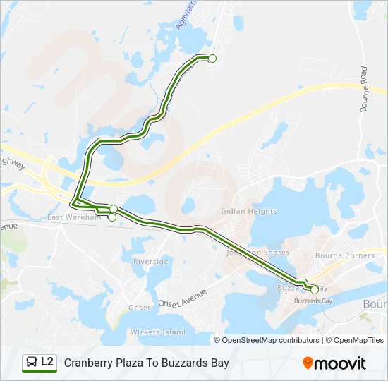 L2 Bus Line Map