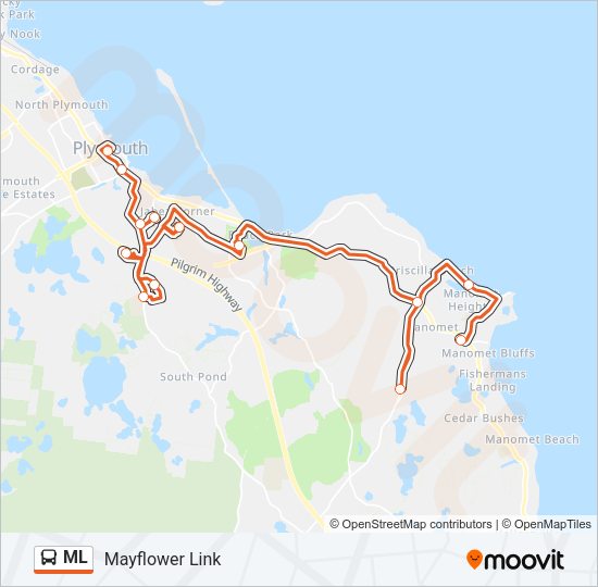 ML Bus Line Map