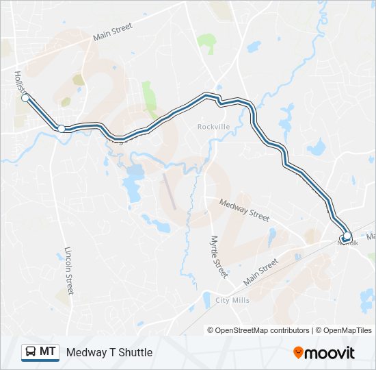 MT Bus Line Map