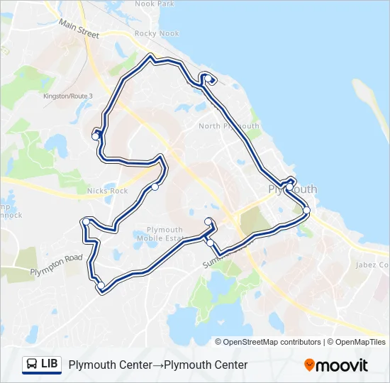 LIB Bus Line Map