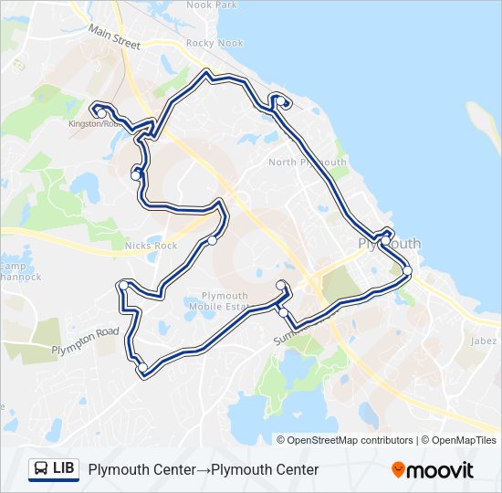 LIB Bus Line Map