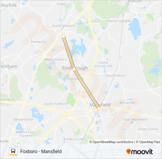 FRANKLIN LINE SHUTTLE Bus Line Map