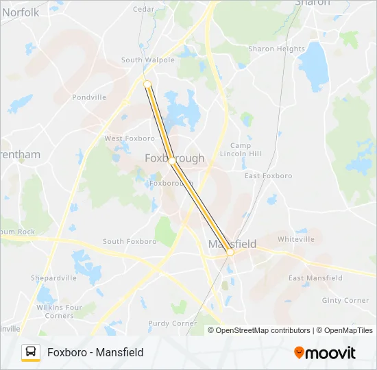 FRANKLIN LINE SHUTTLE Bus Line Map