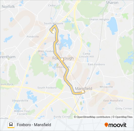 FRANKLIN LINE SHUTTLE Bus Line Map