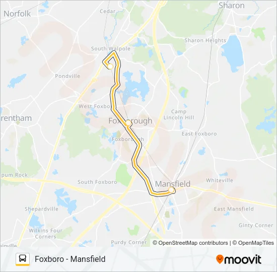 FRANKLIN LINE SHUTTLE Bus Line Map