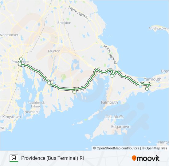 PETER PAN bus Line Map