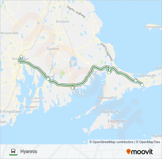 PETER PAN Bus Line Map