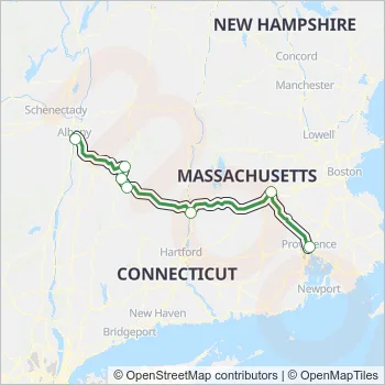 PETER PAN Bus Line Map