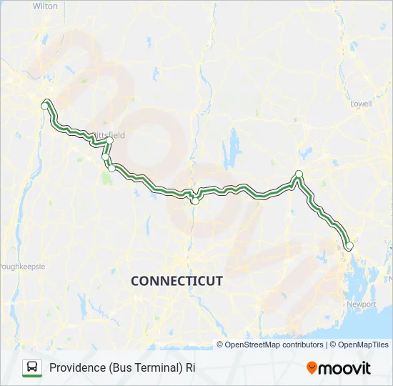 PETER PAN Bus Line Map